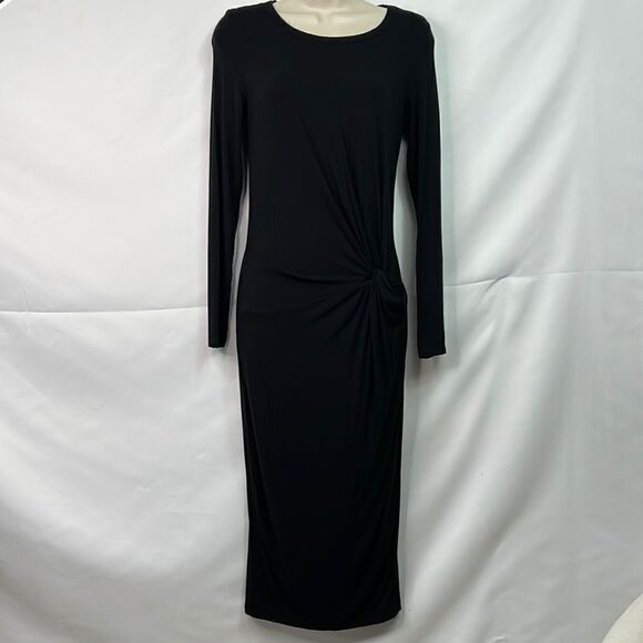 Topshop black knit Bodycon dress size 2 NWOT - Picture 1 of 12